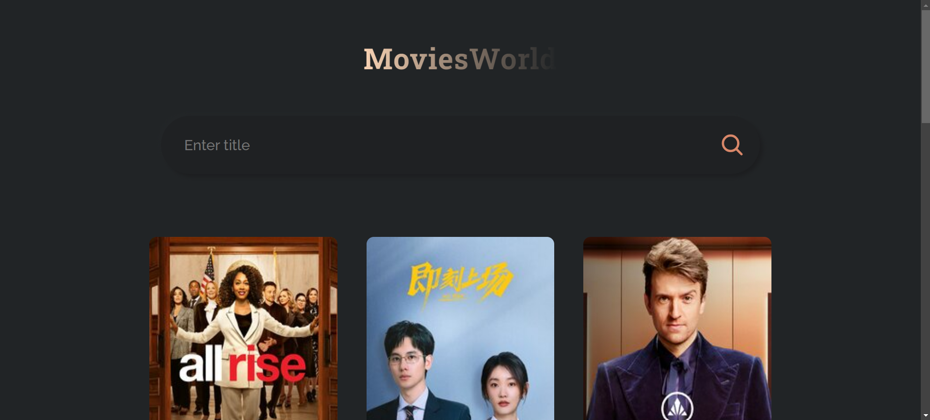 Movies World - A movie finder and ticket booker app