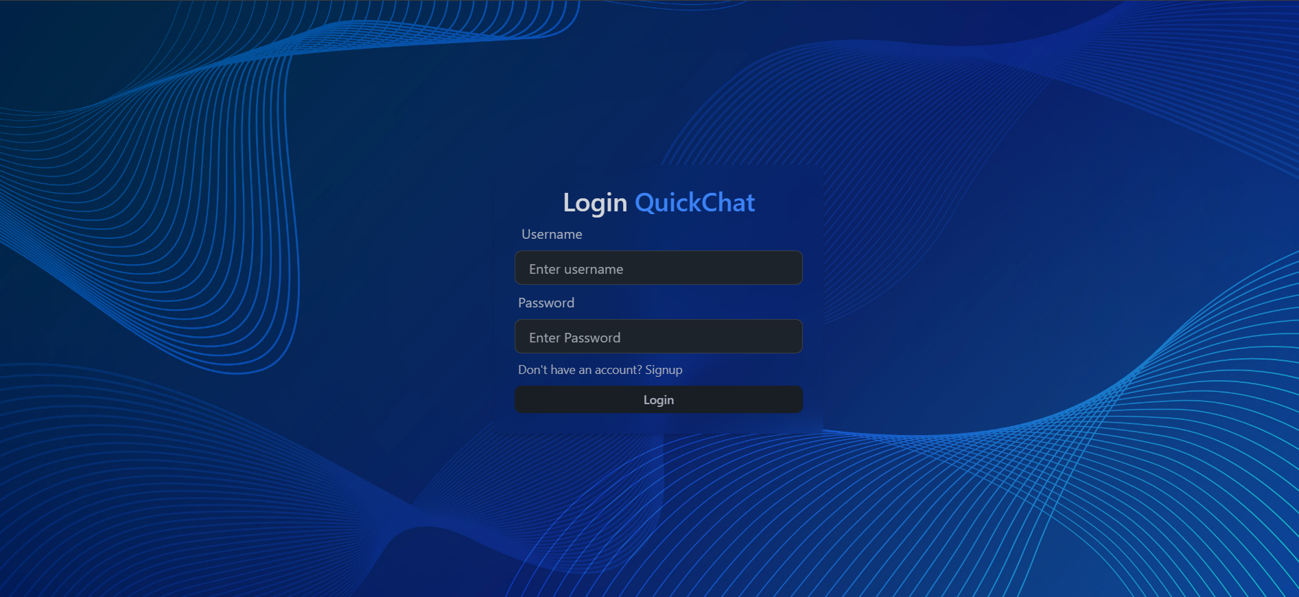 QuickChat-A real time messaging app
